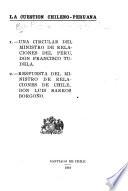 1.--Una circular del ministro de relaciones del Peru