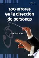 100 errores en la dirección de personas