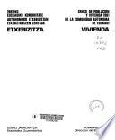 1981eko Euskadiko Komunitate Autonomoko etxebizitzen eta biztanleen zentsua