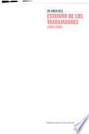 25 años del estatuto de los trabajadores (1980-2005)
