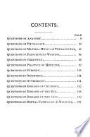 3,000 Questions on Medical Subjects, Arranged for Self-examination