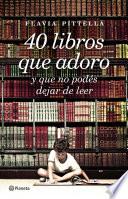 40 libros que adoro