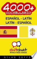 4000+ Español - Latín Latín - Español Vocabulario