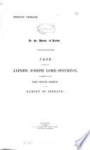 5 papers relating to the claim of A.J. Stourton to the baronies of Mowbray and Segrave