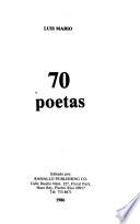 70 poetas