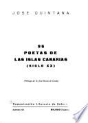 96 [i.e. Noventa y seis] poetas de las Islas Canarias
