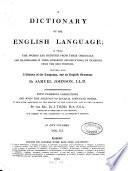 A Dictionary of the English Language