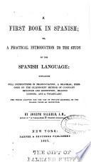 A First Book in Spanish