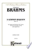 A German Requiem, Op. 45