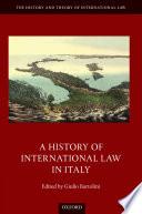 A History of International Law in Italy