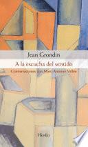A la escucha del sentido