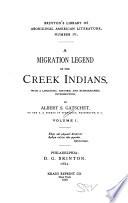 A Migration Legend of the Creek Indians