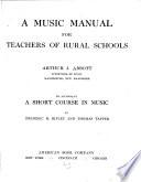 A Music Manual for Teachers of Rural Schools