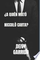 ¿A quién mató Niccolò Carta?