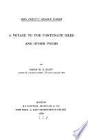 A Voyage to the Fortunate Isles and Other Poems