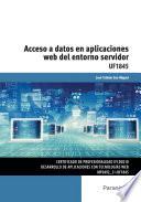 Acceso a datos en aplicaciones web del entorno servidor