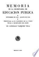 Acción educativa del gobierno federal del ...