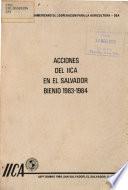 Acciones Del Iica en El Salvador Bienio 1983- 1984