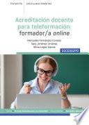 Acreditación docente para teleformación: formador/a on line