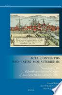Acta Conventus Neo-Latini Monasteriensis