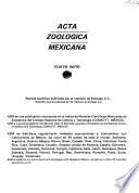 Acta zoológica mexicana