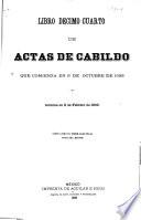 Actas de Cabildo del Ayuntamiento constitucional de México