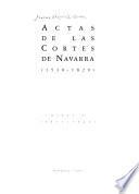 Actas de las Cortes de Navarra (1530-1829)
