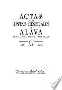 Actas de las Juntas Generales de Alava: 1620-1626