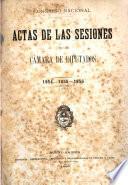 Actas de las sesiones de la Cámara de Diputados