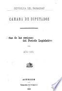 Actas de las sesiones del período legislativo del año ...
