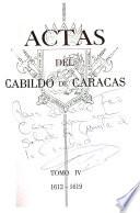 Actas del Cabildo de Caracas ...