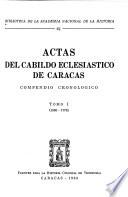 Actas del Cabildo Eclesiástico de Caracas