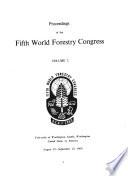 Actas Del ... Congreso Forestal Mundial
