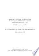 Actas del Congreso Internacional de Roma a Nueva York, itinerarios de la nueva arquitectura española 1950 - 1965