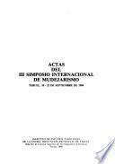 Actas del III Simposio Internacional de Mudejarismo