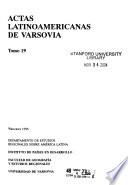 Actas latinoamericanas de Varsovia