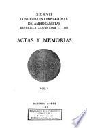 Actas y memorias