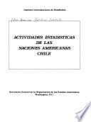 Actividades estadísticas de las naciones americanas: Chile