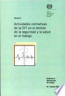 Actividades normativas de la OIT en el ámbito de la seguridad y la salud en el trabajo: estudio detallado para la discusión con miras a la elaboración de un plan de acción sobre dichas actividades. Informe 91 VI