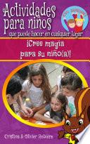 Actividades para niños que puede hacer en cualquier lugar