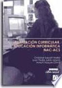 Adaptación curricular. Aplicación informática NAC-ACS