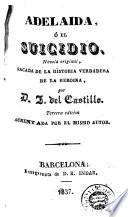 Adelaida, ó, El suicidio