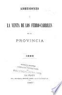 Adhesiones á la venta de los ferro-carriles de la provincia