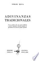 Adivinanzas tradicionales