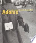 Adonis, un poète dans le monde d'aujourd'hui (1950-2000)