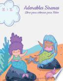 Adorables sirenas libro para colorear para niños 1