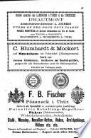 Adressbuch aller Länder der Erde der Kaufleute, Fabrikanten, Gewerbtreibenden, Gutsbesitzer etc