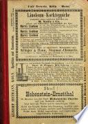 Adressbuch aller Länder der Erde der Kaufleute, Fabrikanten, Gewerbtreibenden, Gutsbesitzer etc