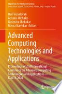 Advanced Computing Technologies and Applications