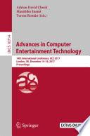 Advances in Computer Entertainment Technology